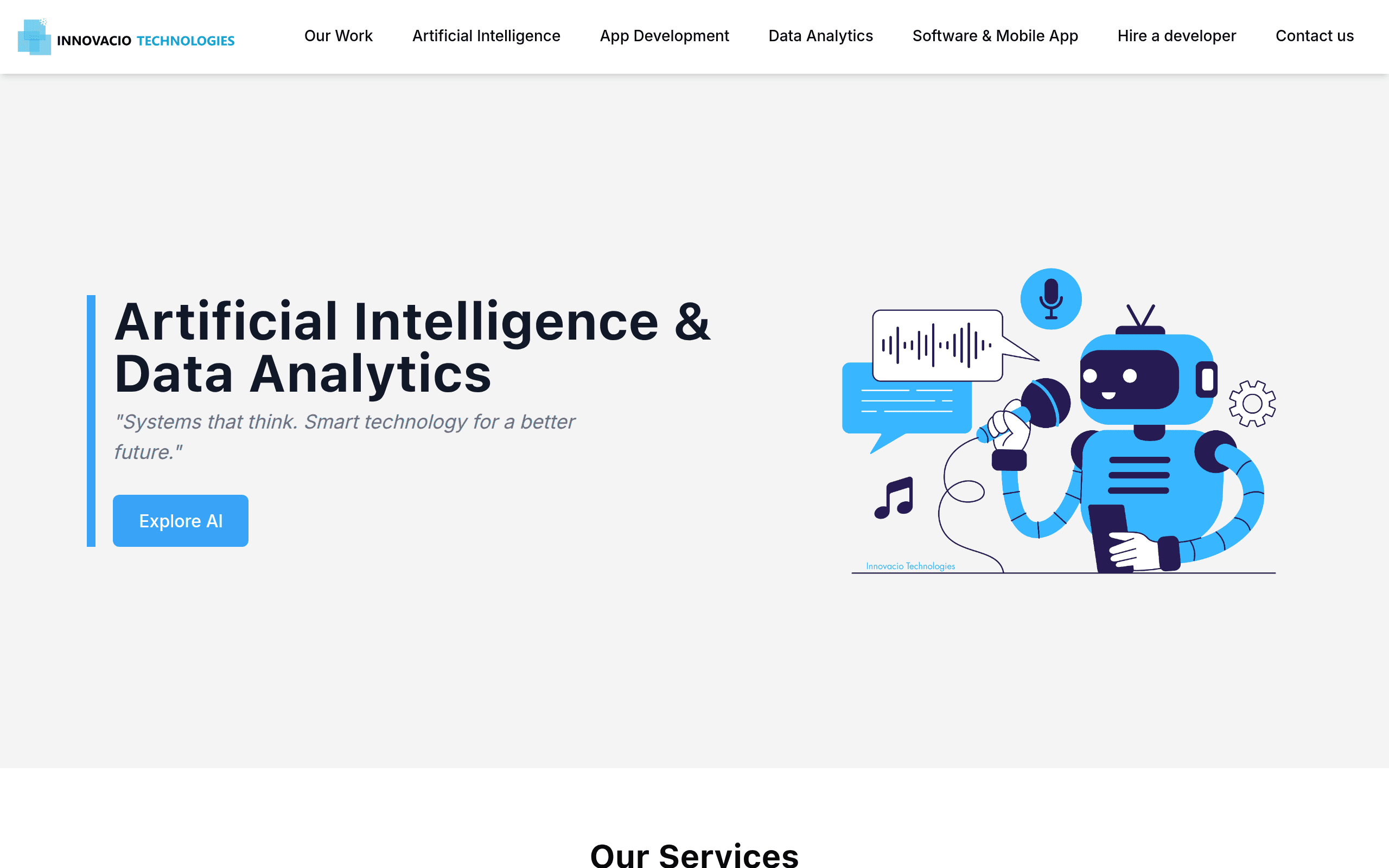 Innovacio Technologies Screenshot