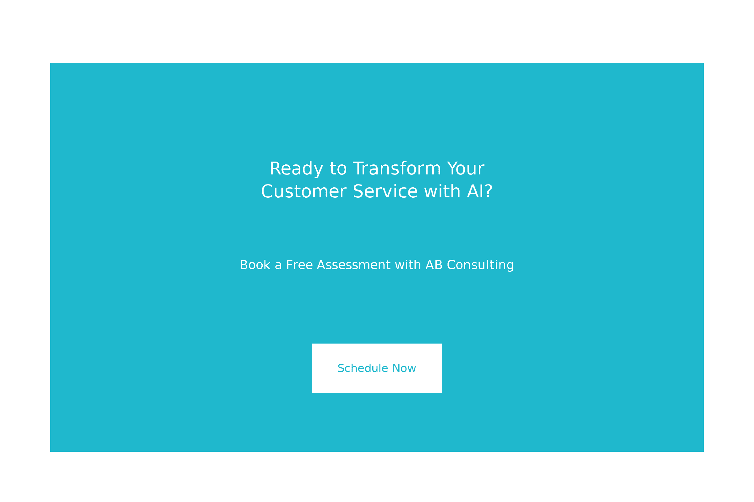 CTA Banner - Book a Free AI Customer Service Assessment