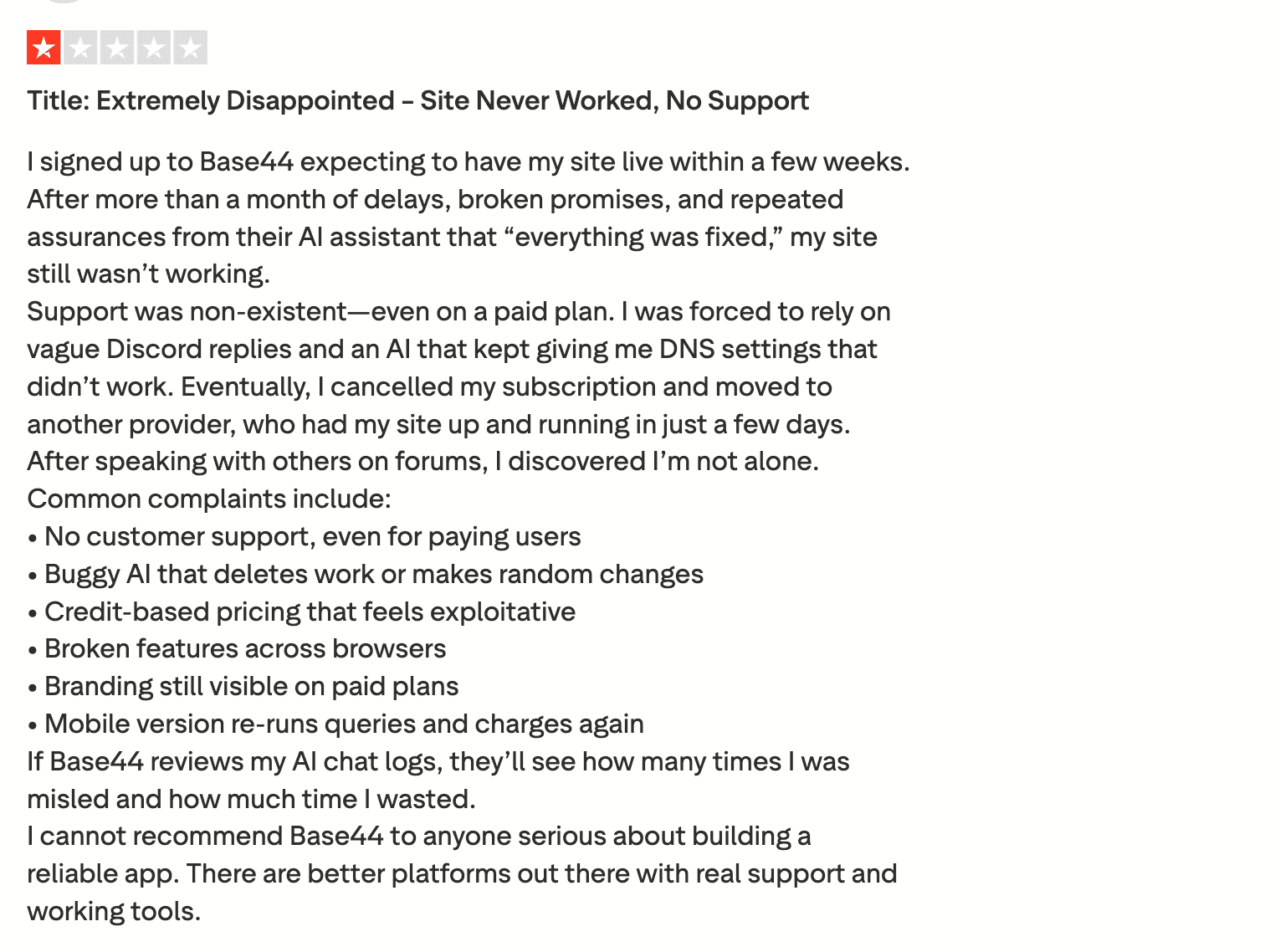 Challenges with Base44 Rapid Credit Depletion