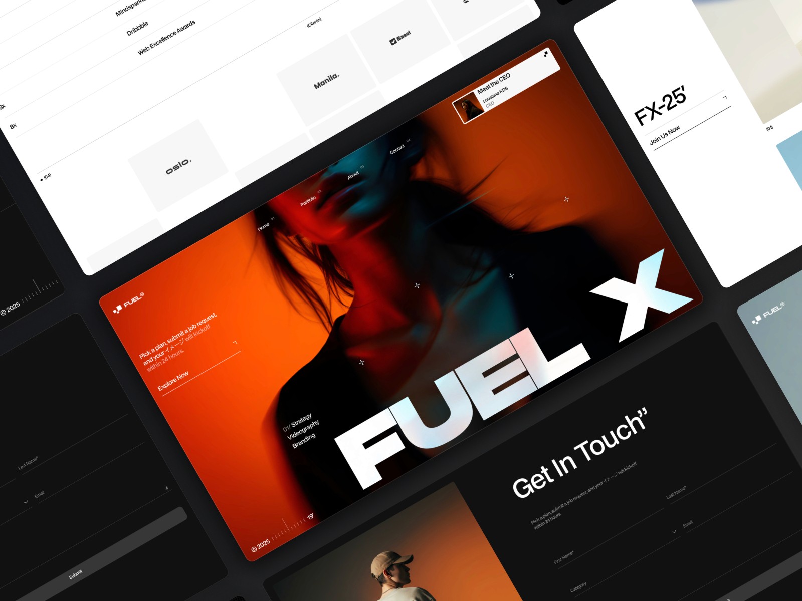 Fuel — 现代动效创意机构官网设计灵感