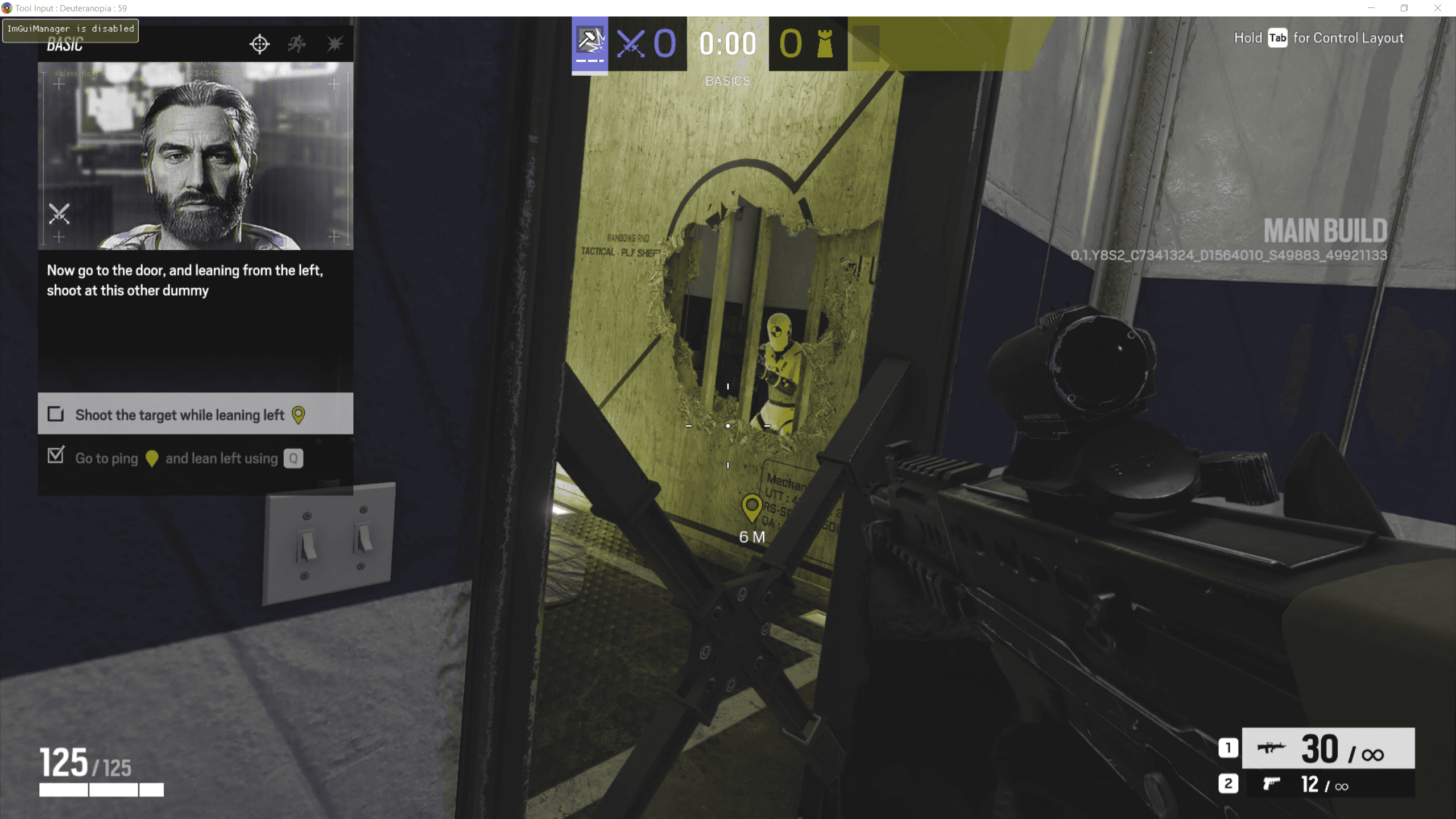 Image showcasing the same frame with Deuteranopia  filter