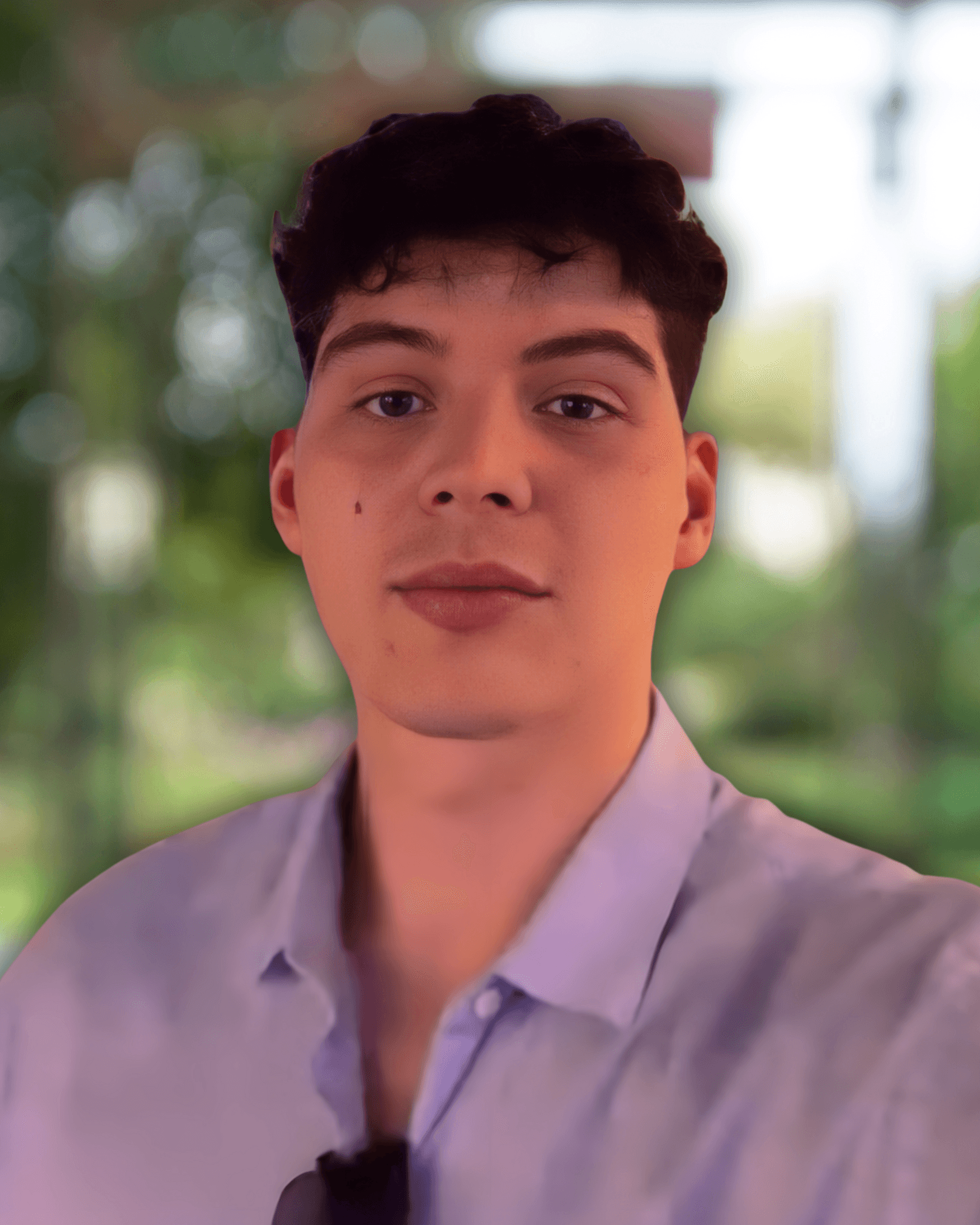 Woman looking at camera