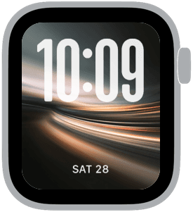 blur studio Apple Watch face preview 5 featuring abstract and gradient.