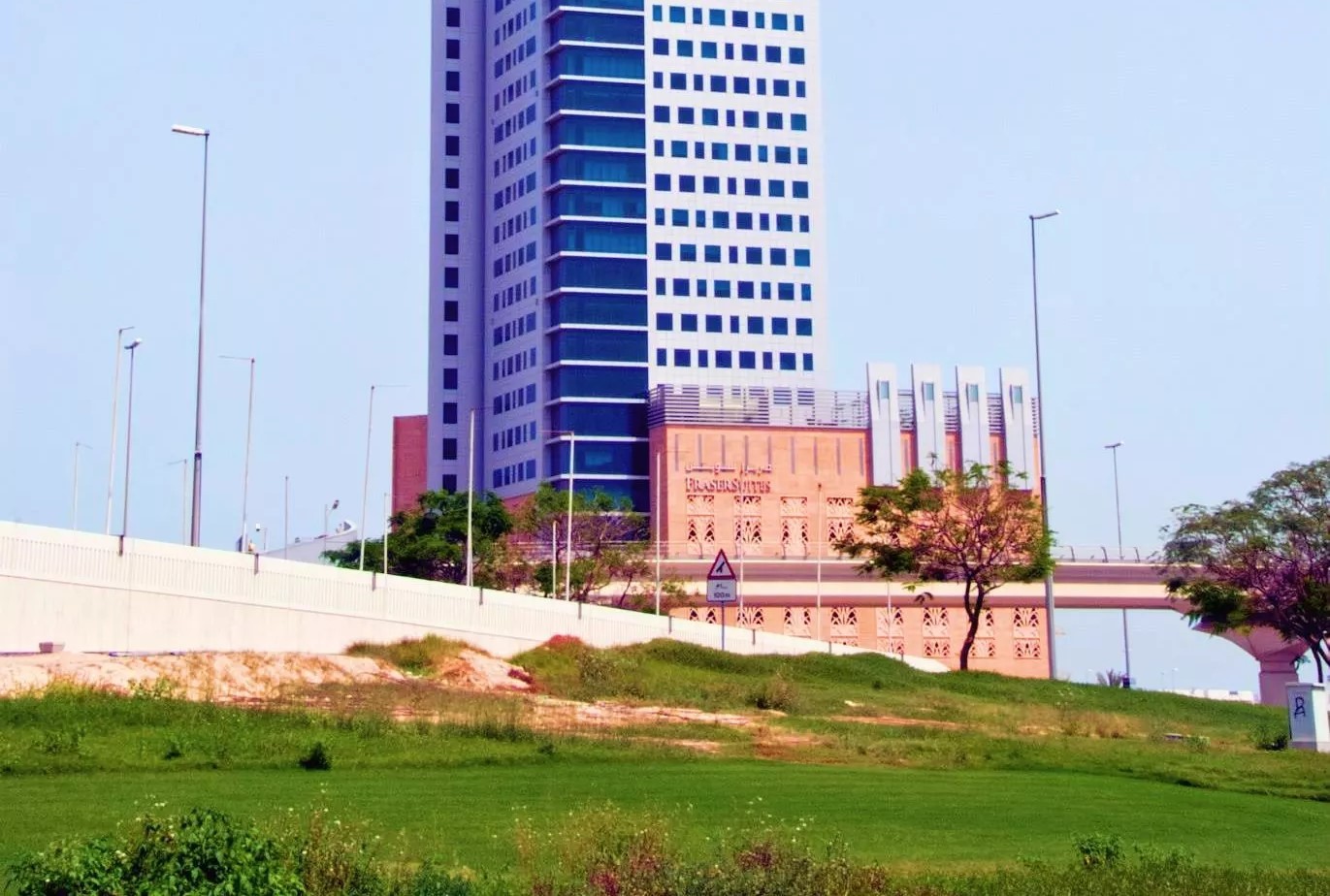 Full exterior of Sidra Tower in Dubai, featuring premium real estate for commercial and residential use.