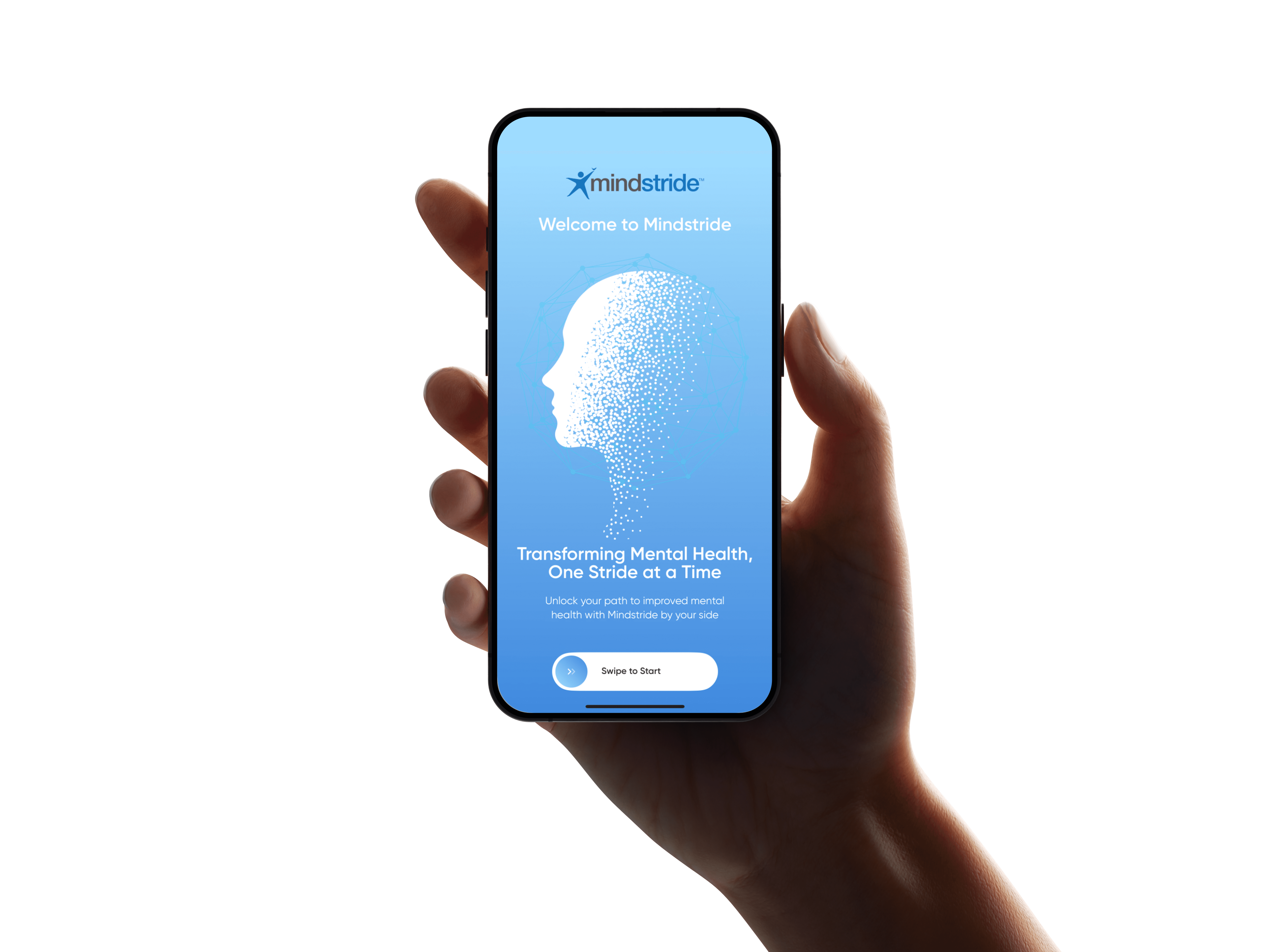 Illustration of Mindstride's proprietary approach — evidence-based, holistic, and affordable healthcare model