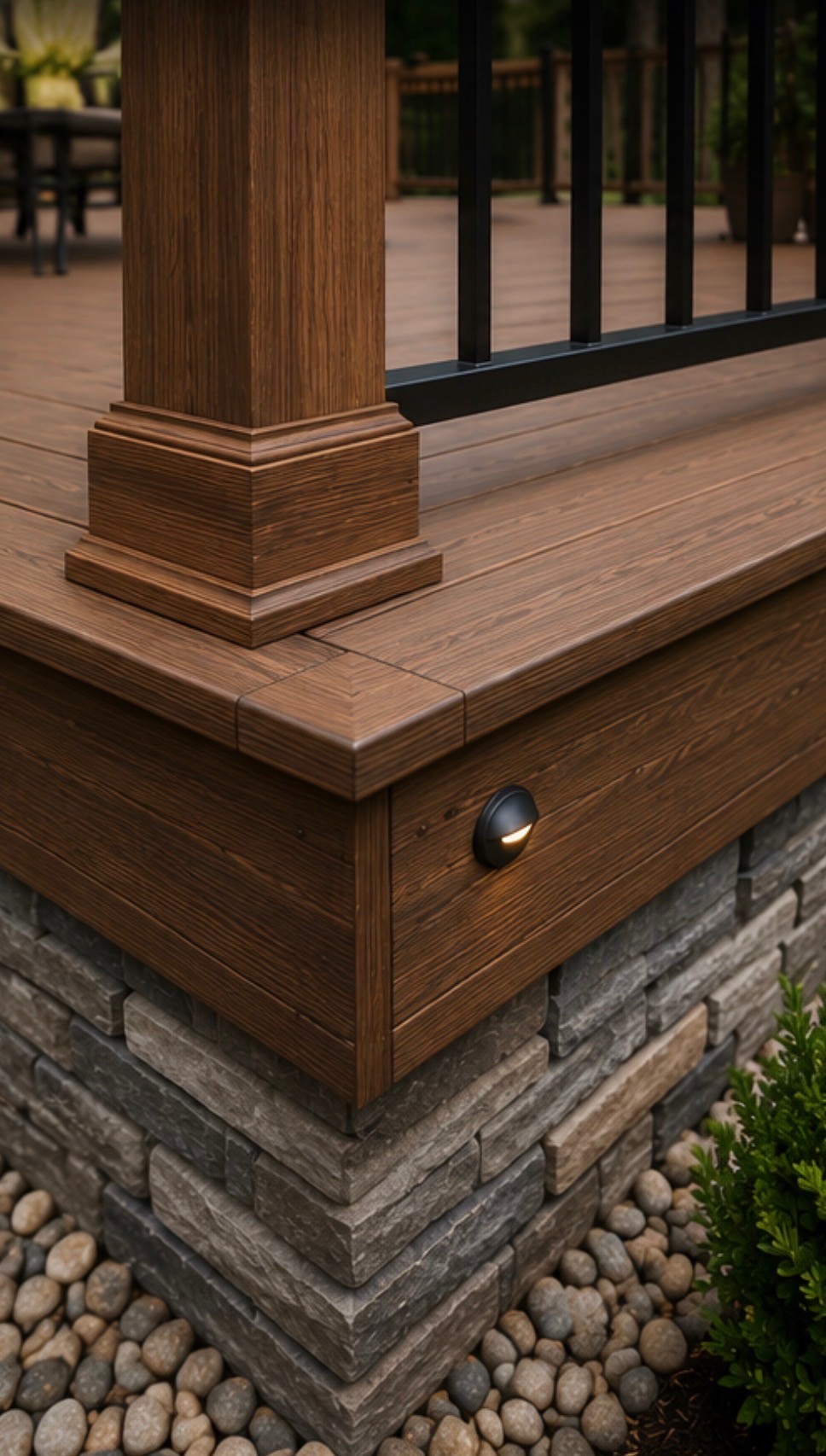 Hardwood stairs and transitions