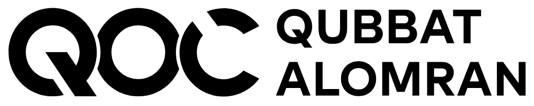 Custom logo for Qubbat Alomran, Saudi engineering consultancy