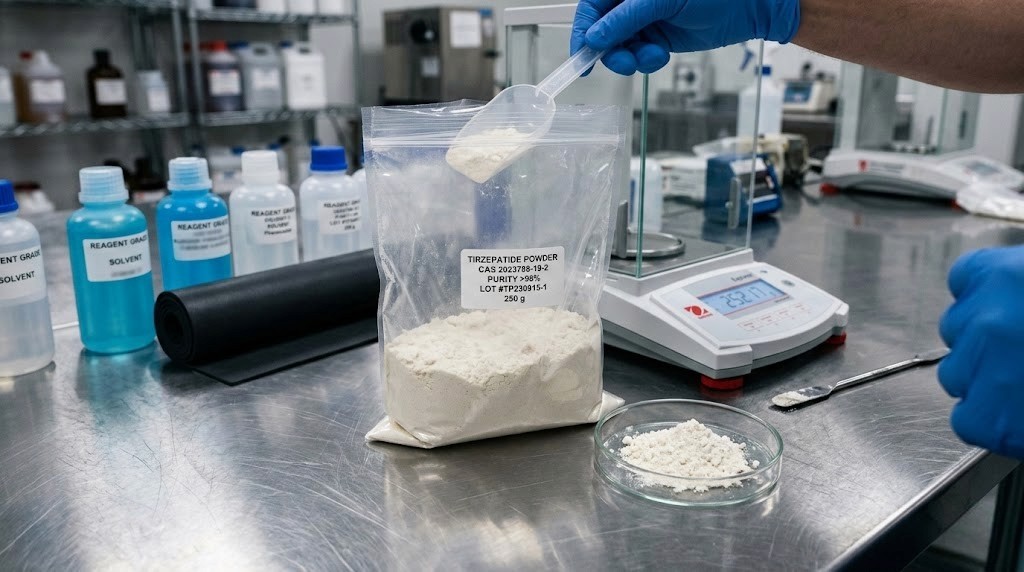 Bulk tirzepatide powder