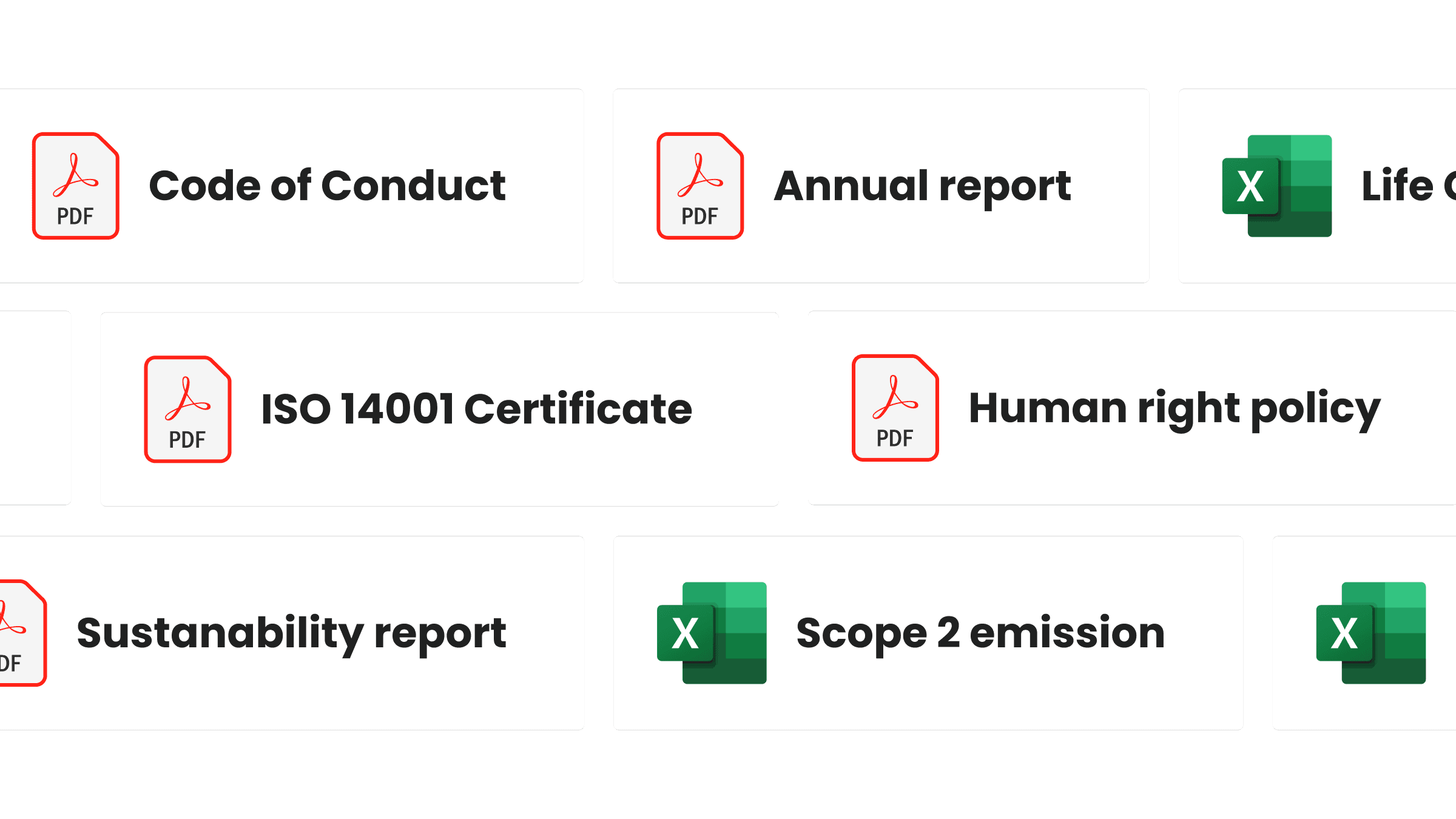 Start with what you have : import all your ESG document to worldfavor for an low effort start