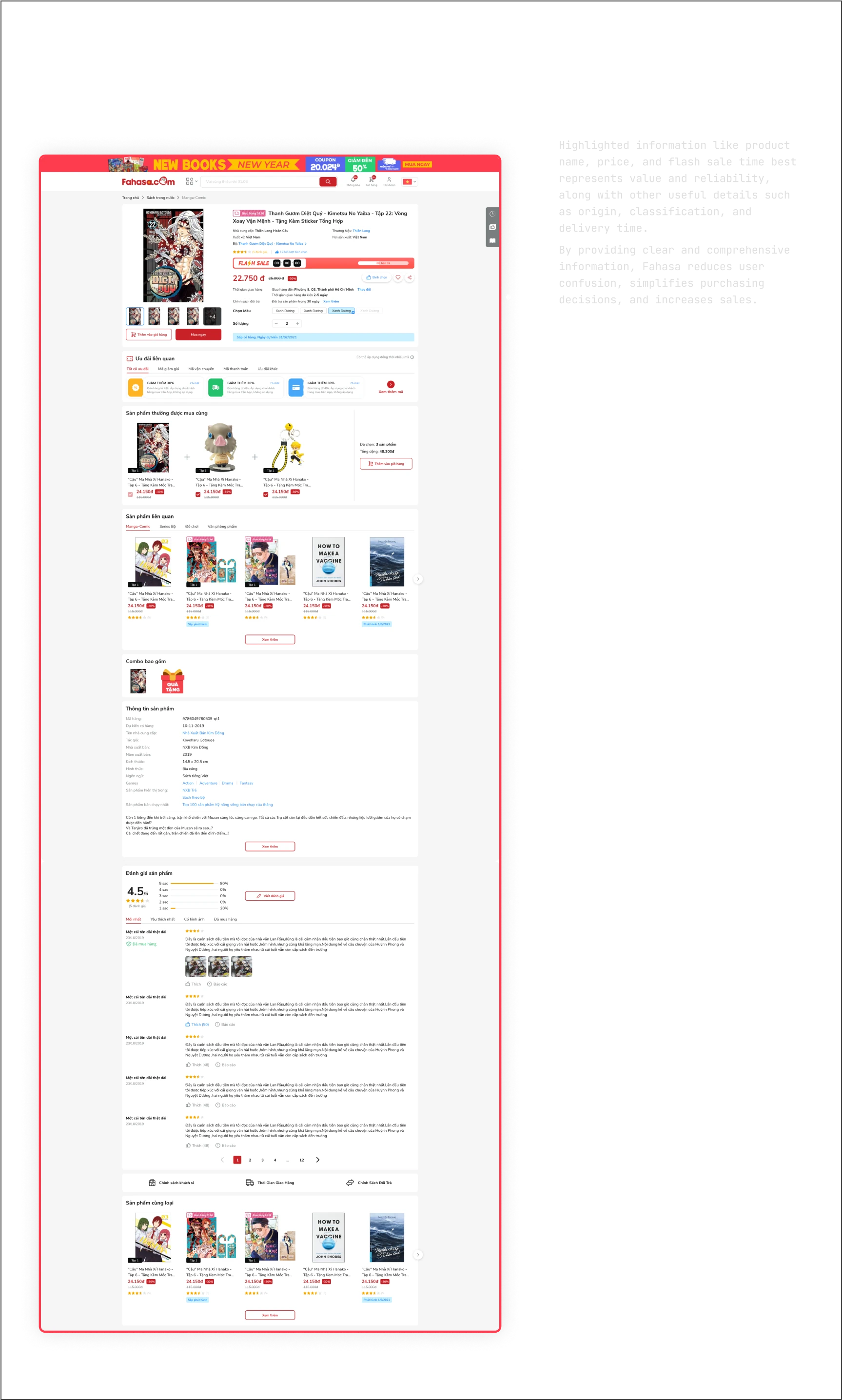 Fahasa UI/UI Case Study - Nguyen Tan Toan Product Designer