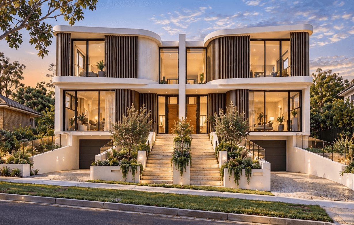 Modern oceanfront home with an infinity pool overlooking the sea