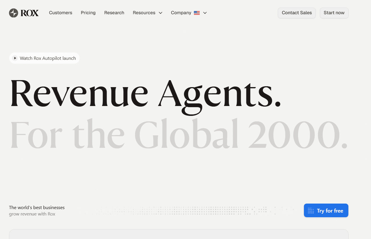 Rox: AI-Powered Agentic CRM