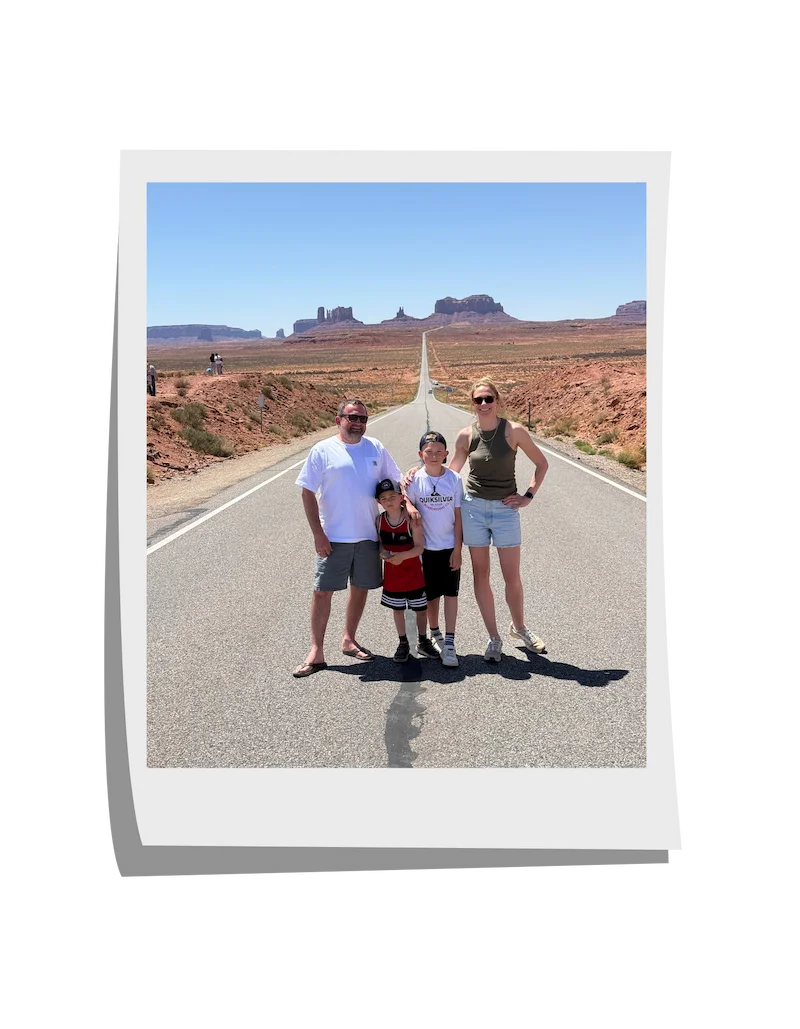 Zdjęcie rodziny w USA