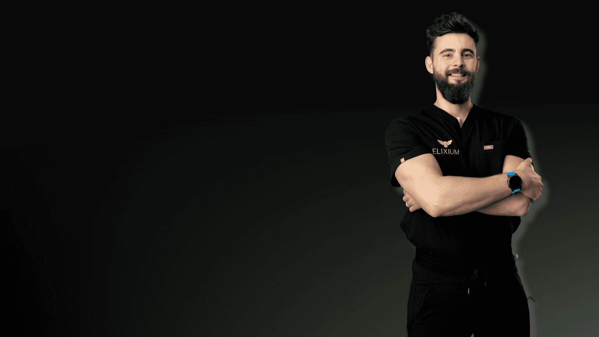 a staff member from elixium health