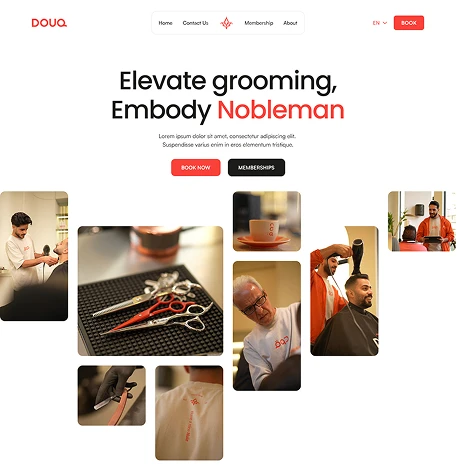 Screen for Douq Website