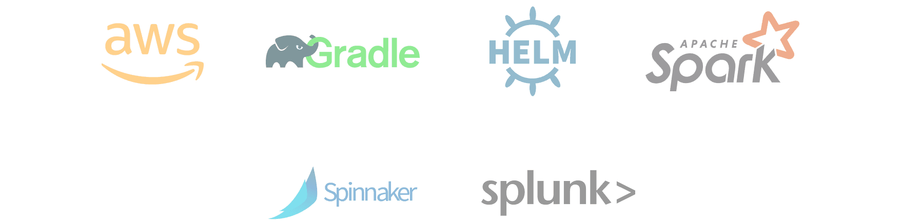 A group of logos representing different tech tools.