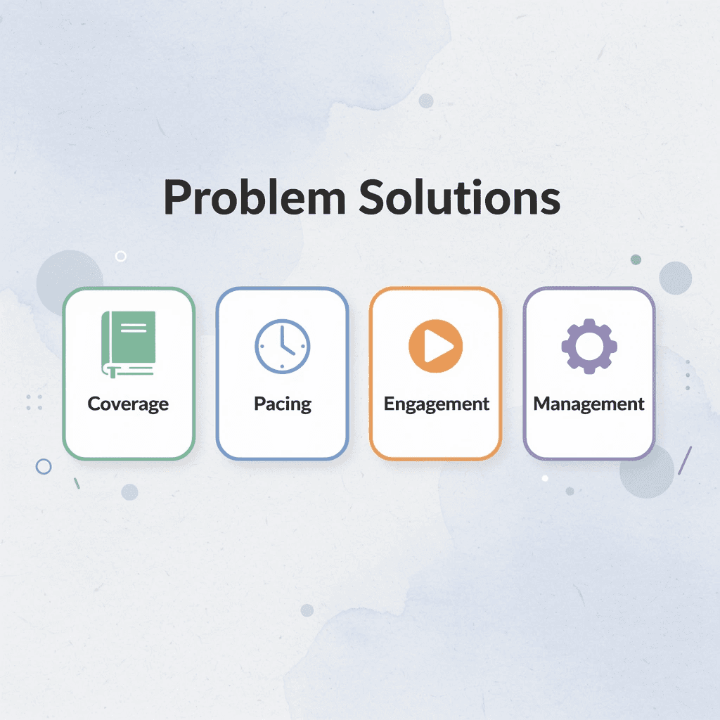 Four key problem solutions offered by Time4Learning