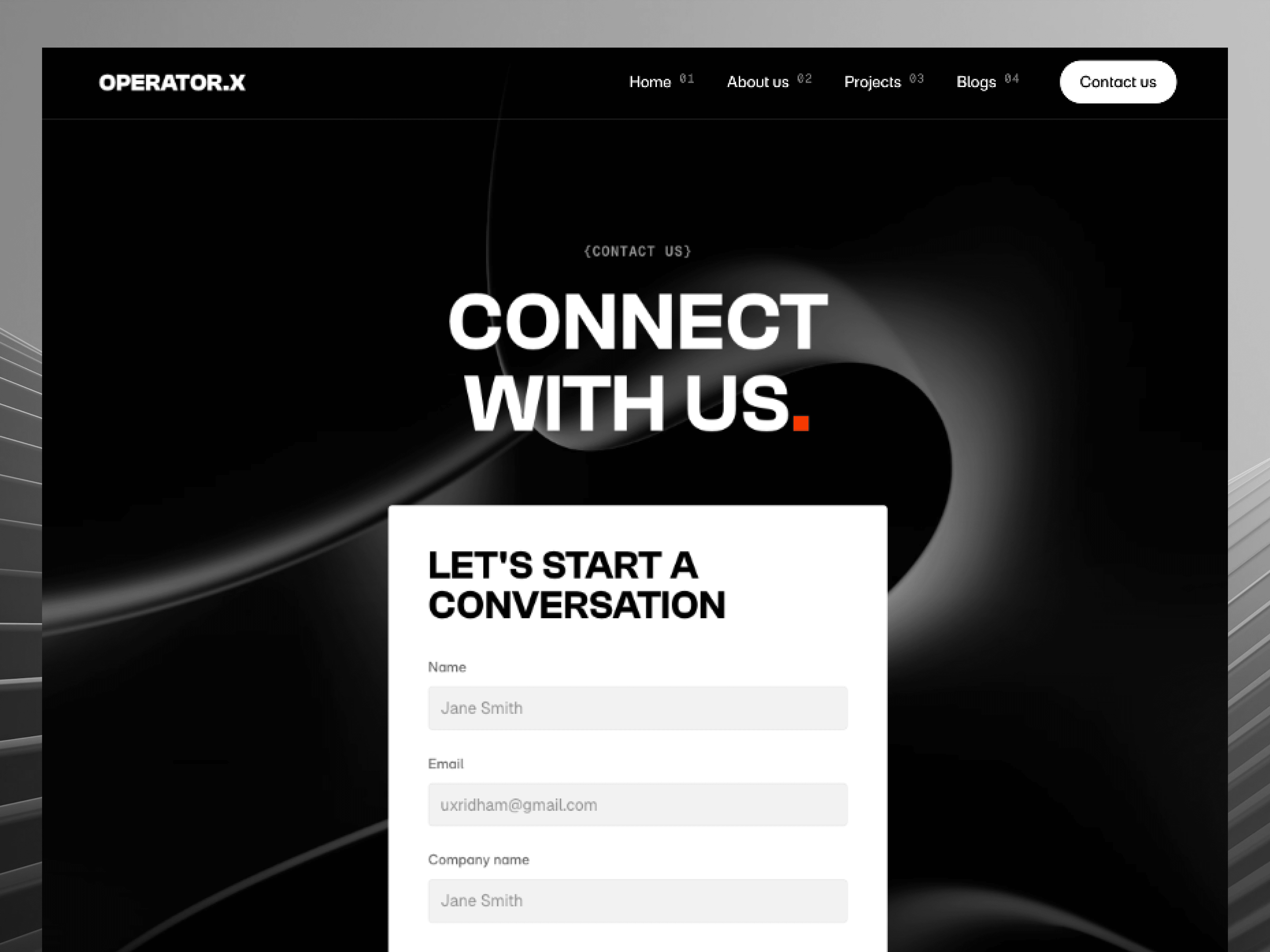 OperatorX - Creative agency framer template