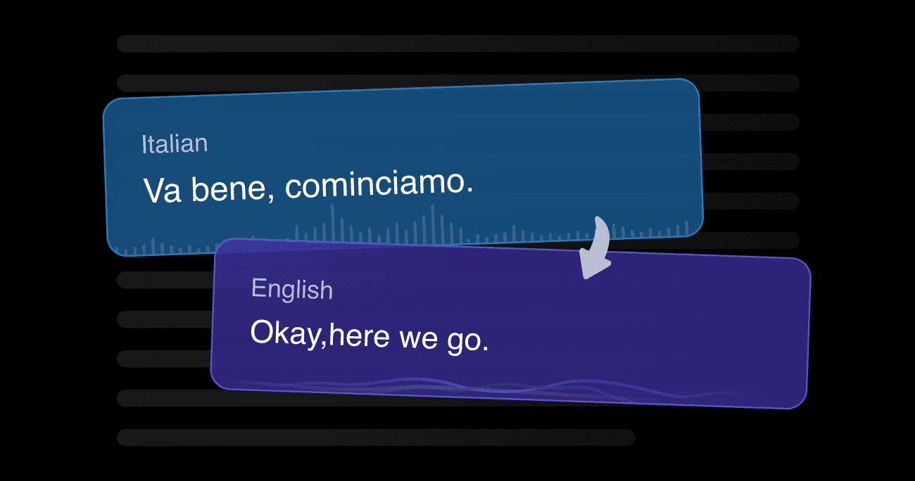 Vozo's AI video translator showing context-aware Spanish translation