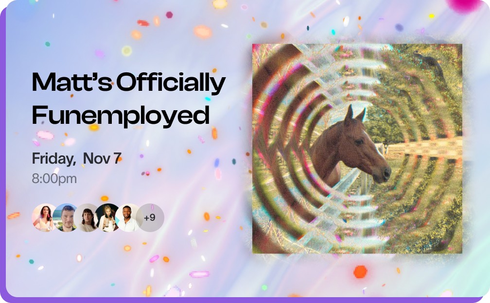 A colorful graphic featuring a maze pattern with a horse silhouette, labeled “Math’s Officially Fun!”