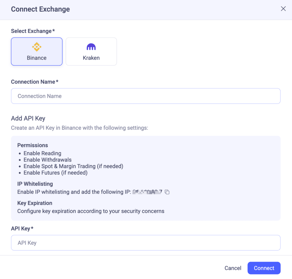 Exchange integration - Utila trading platform