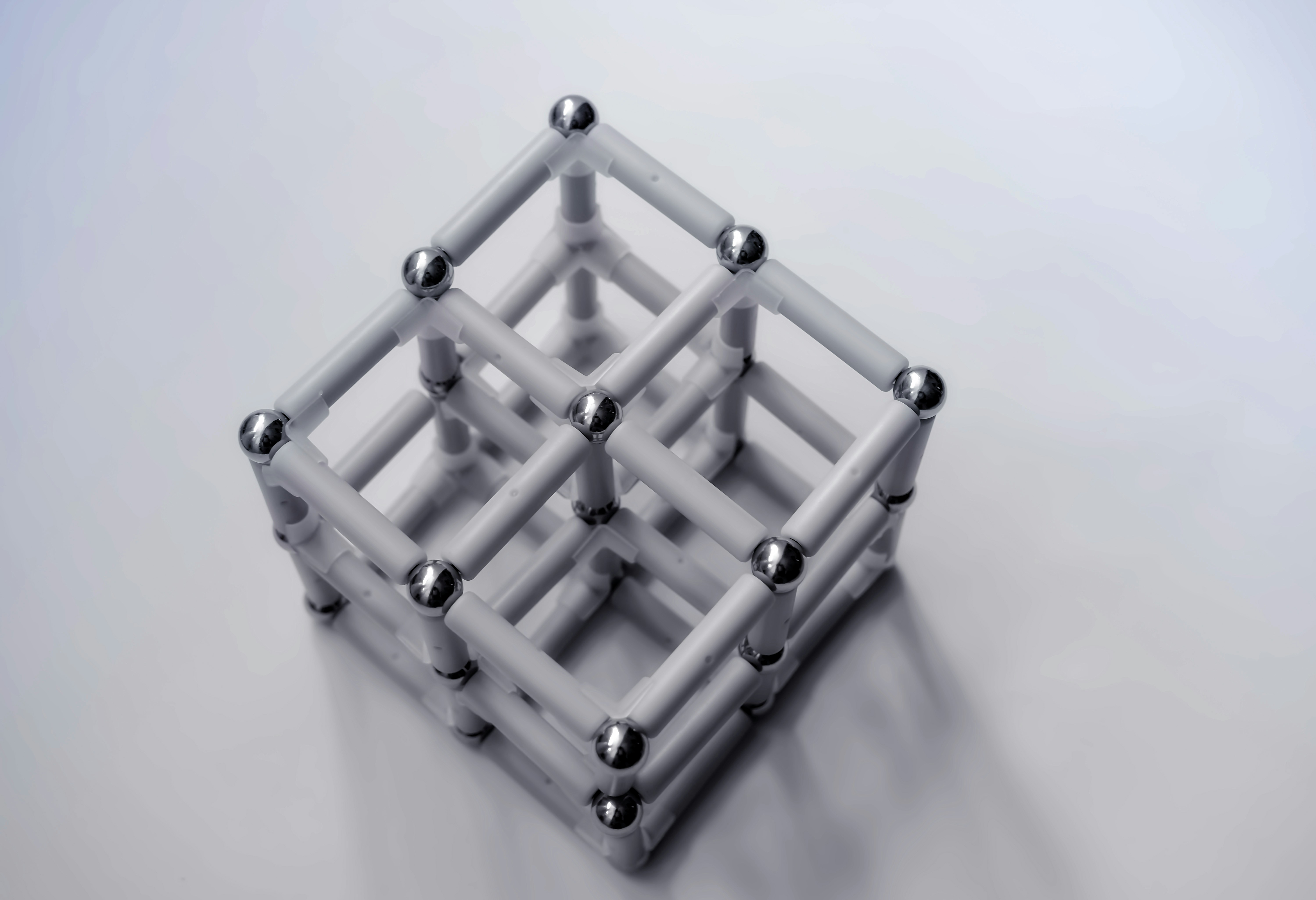 a group of objects on a surface