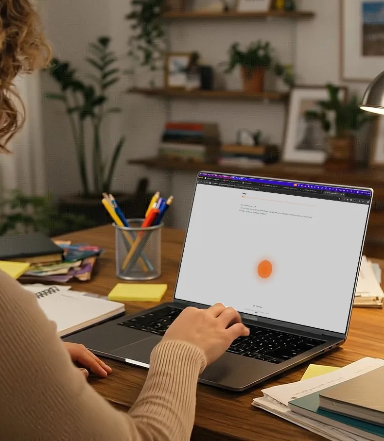 man and women using laptop