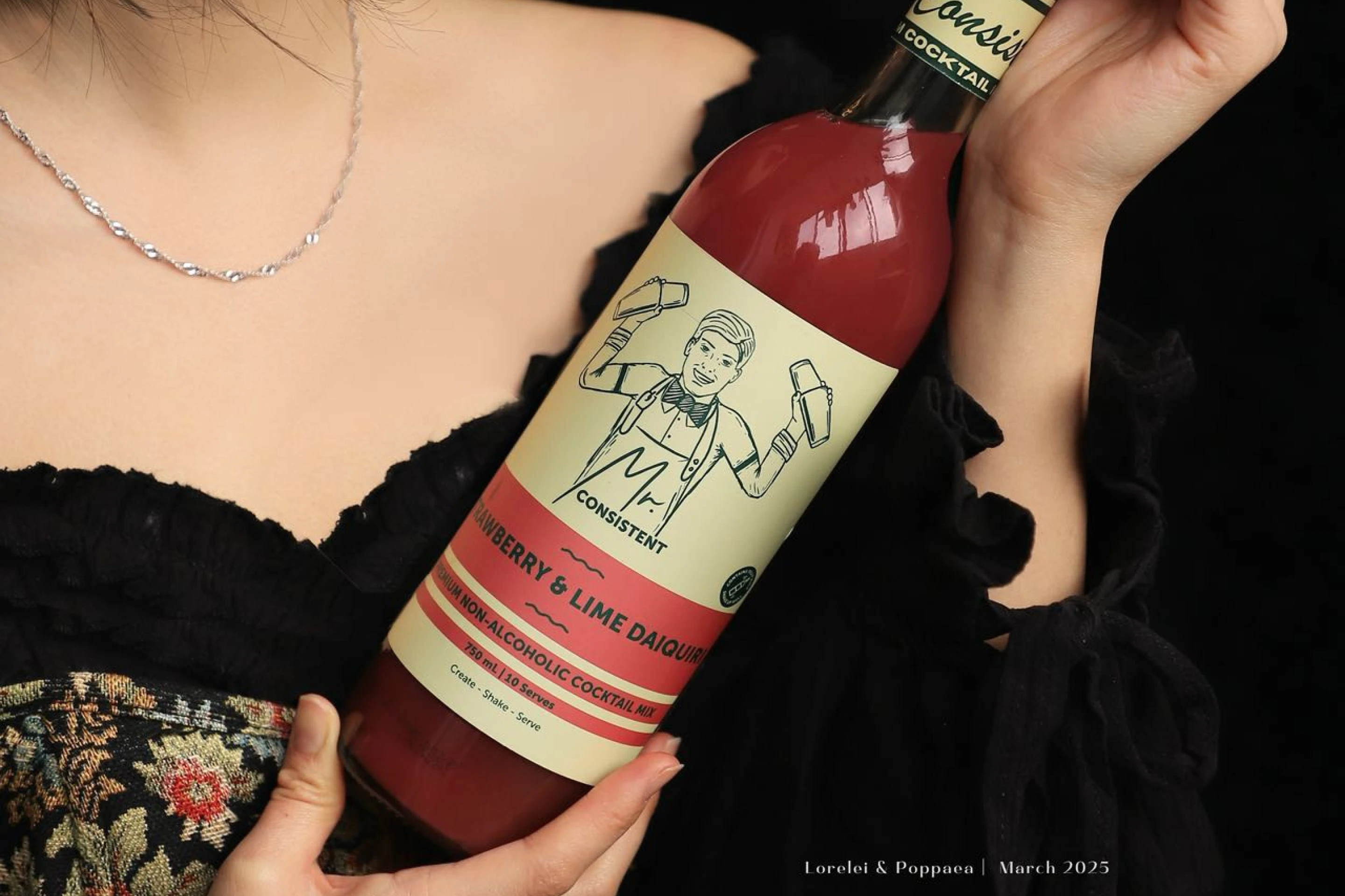 Chinese shopper holds Mr Consistent Drink