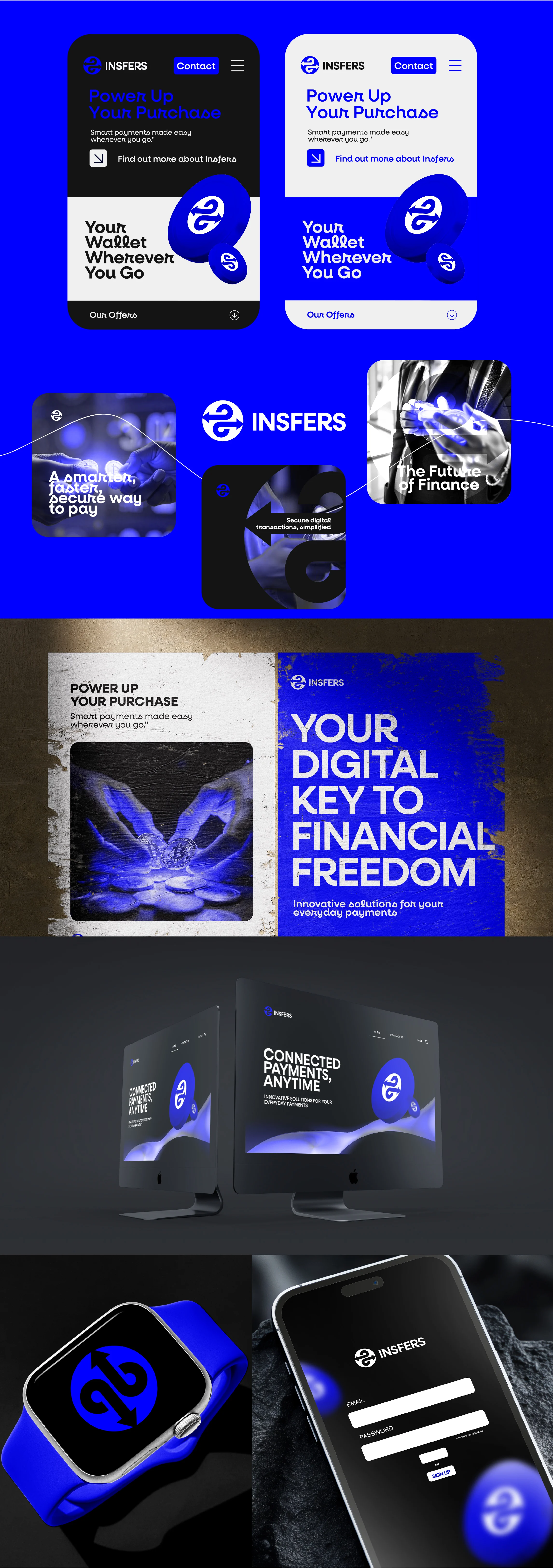 Insfers custom brand identity and digital design