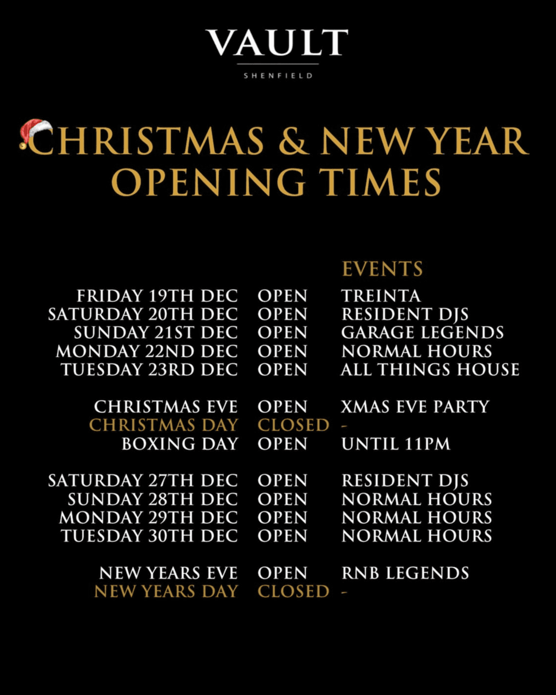 he exterior of Vault Shenfield at night, with warm lighting, a stylish entrance, and a welcoming atmosphere.