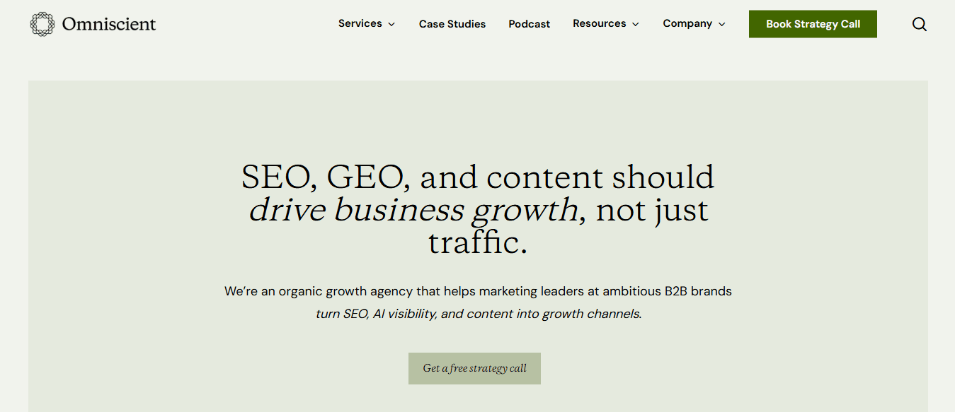 ominscient - B2B SEO
