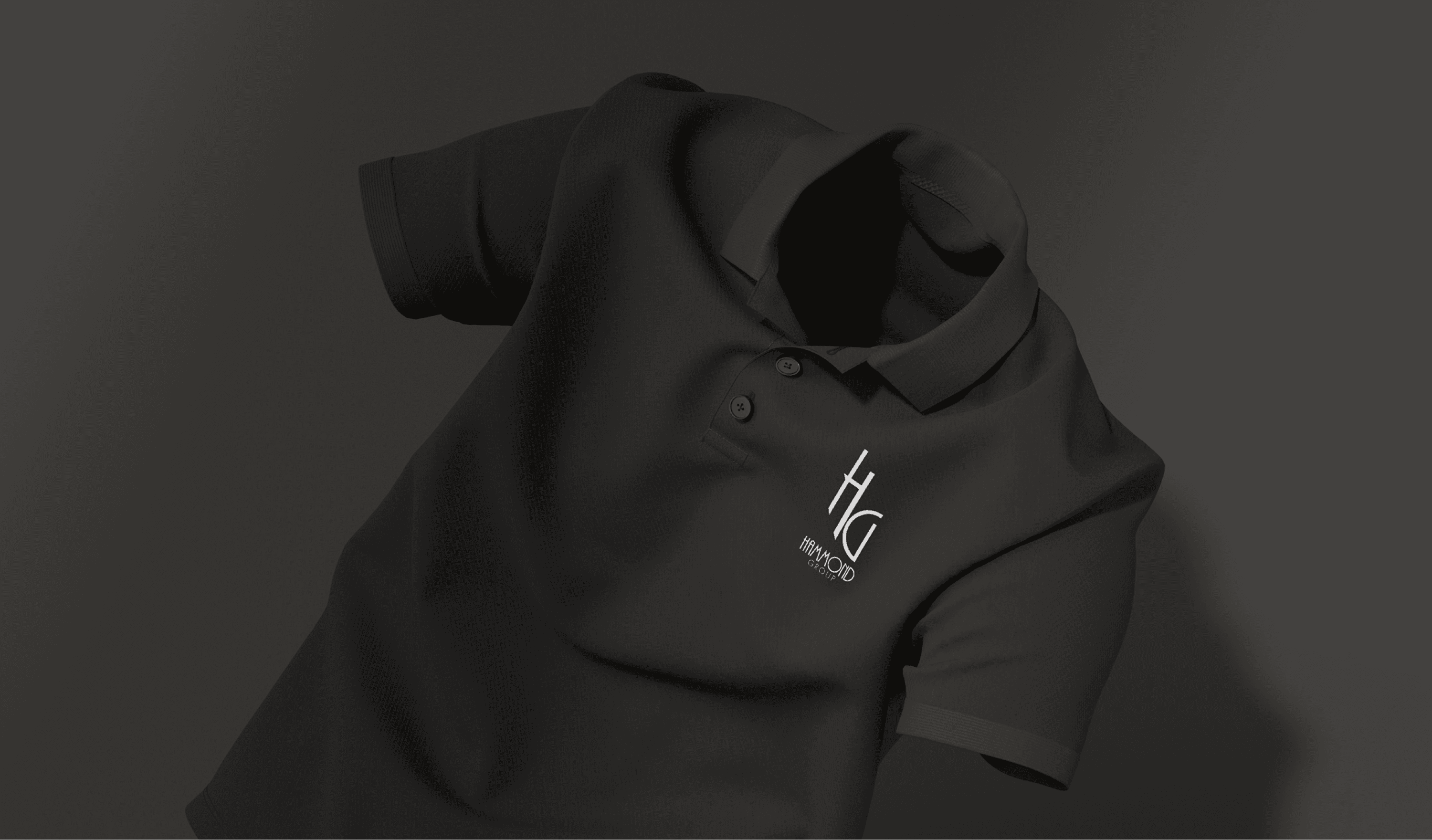 Branded apparel mockup.