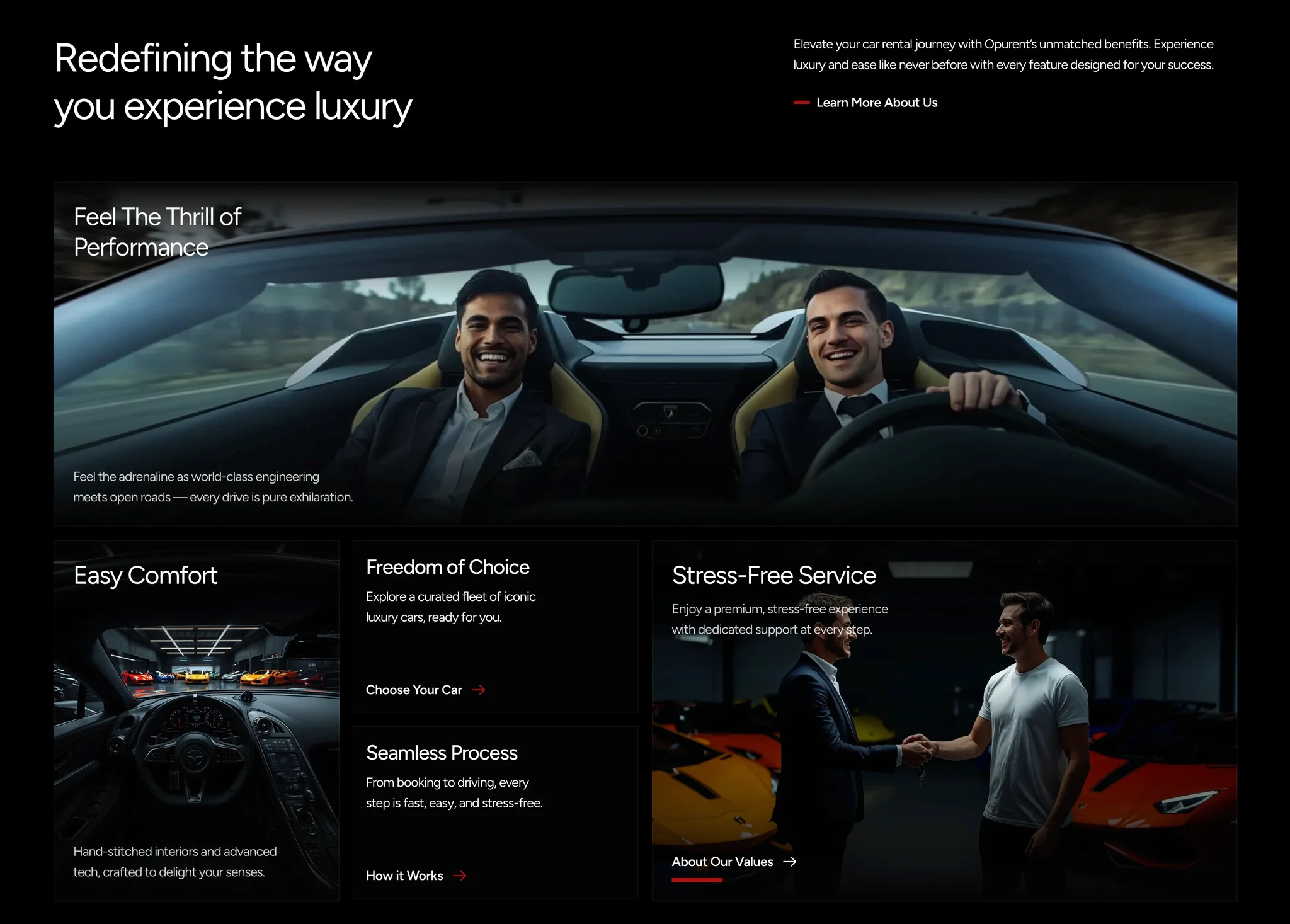 Site web agence de location