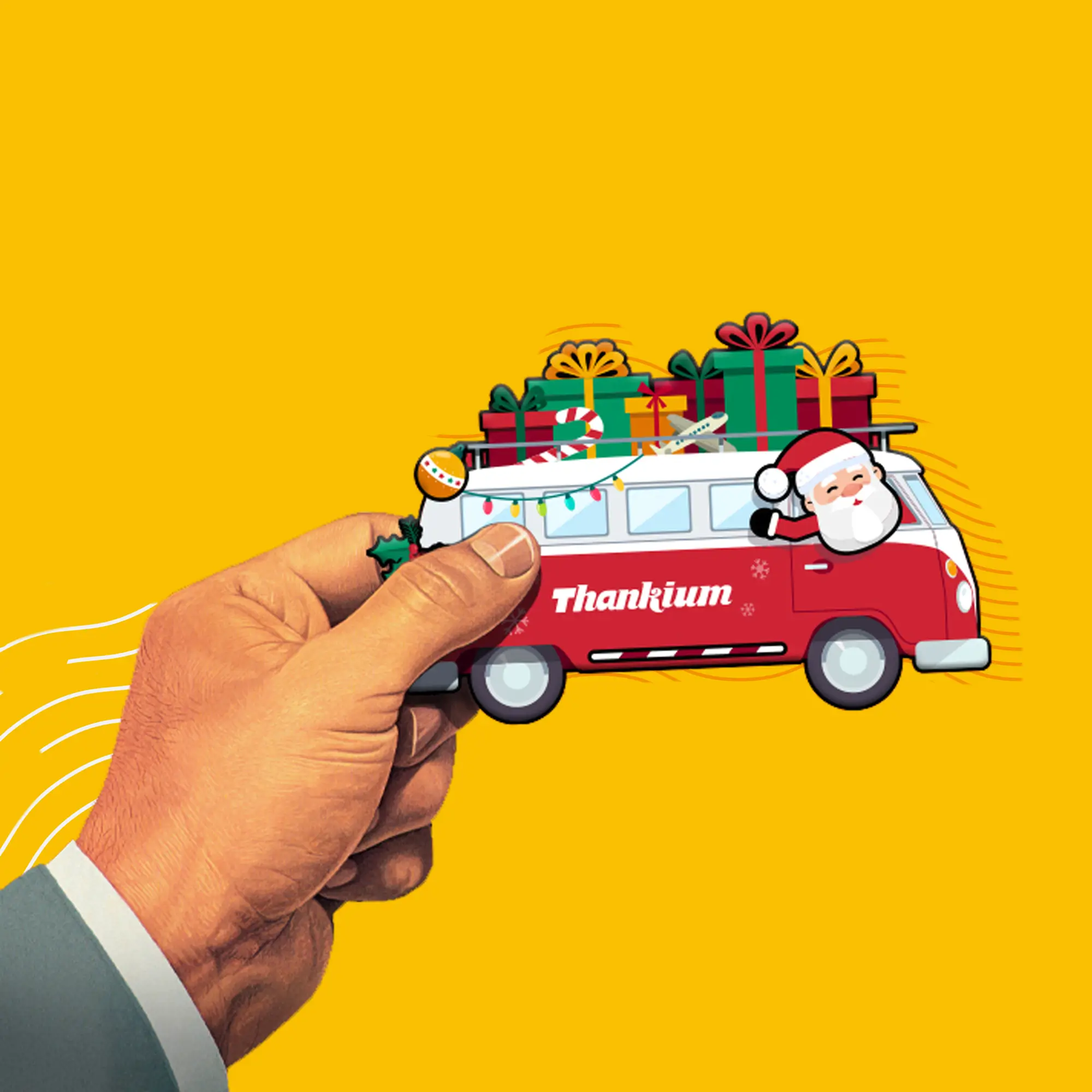 Juego navideño de Thankium para repartir felicidad, activar a la comunidad y demostrar que llegar a tiempo también puede ser divertido