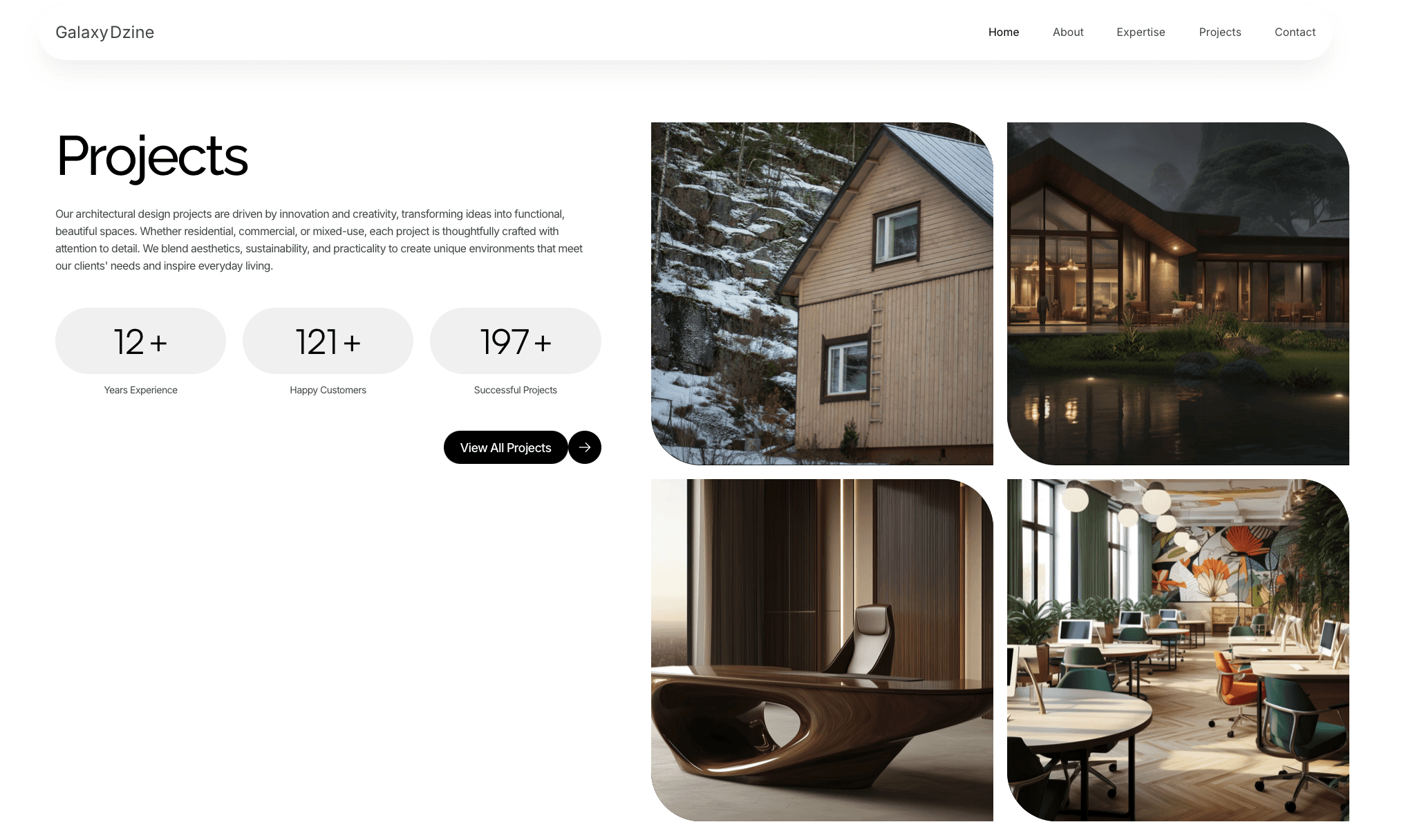 dark elegant bedroom