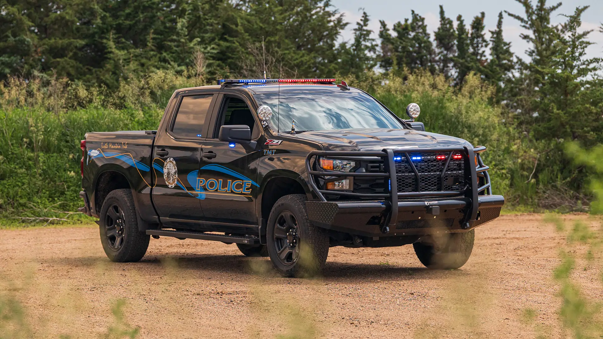 Turtle Mountain Tribal Police patrol vehicle upfit by Guardian Fleet Safety, North Dakota