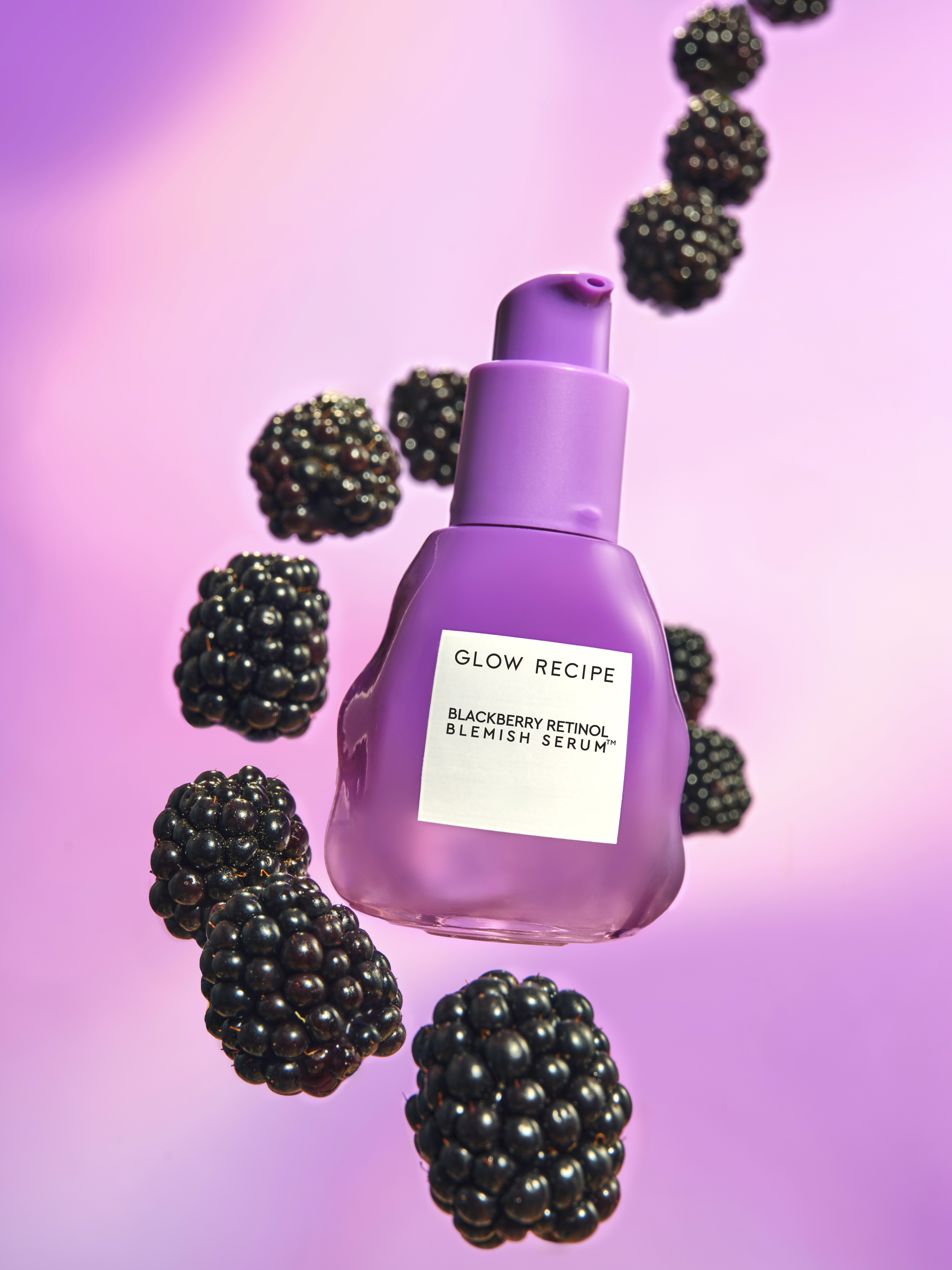Custom Packaging Design for Glow Recipe Blackberry Retinol Serum