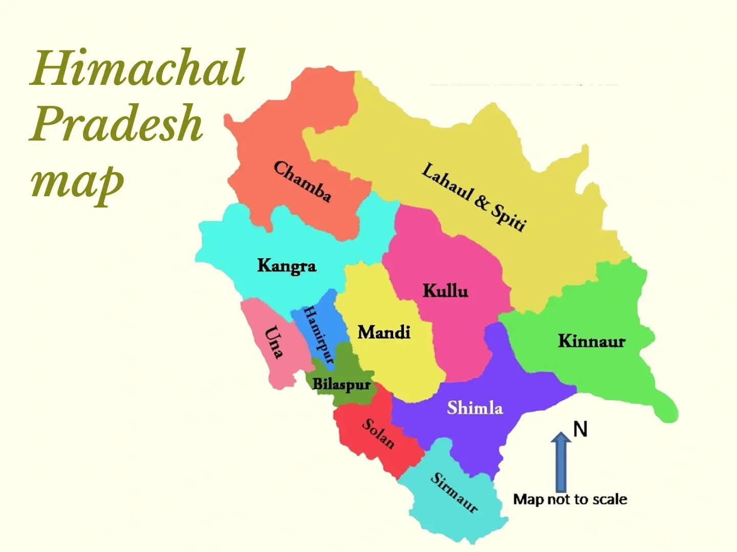 Himachal Pradesh Map
