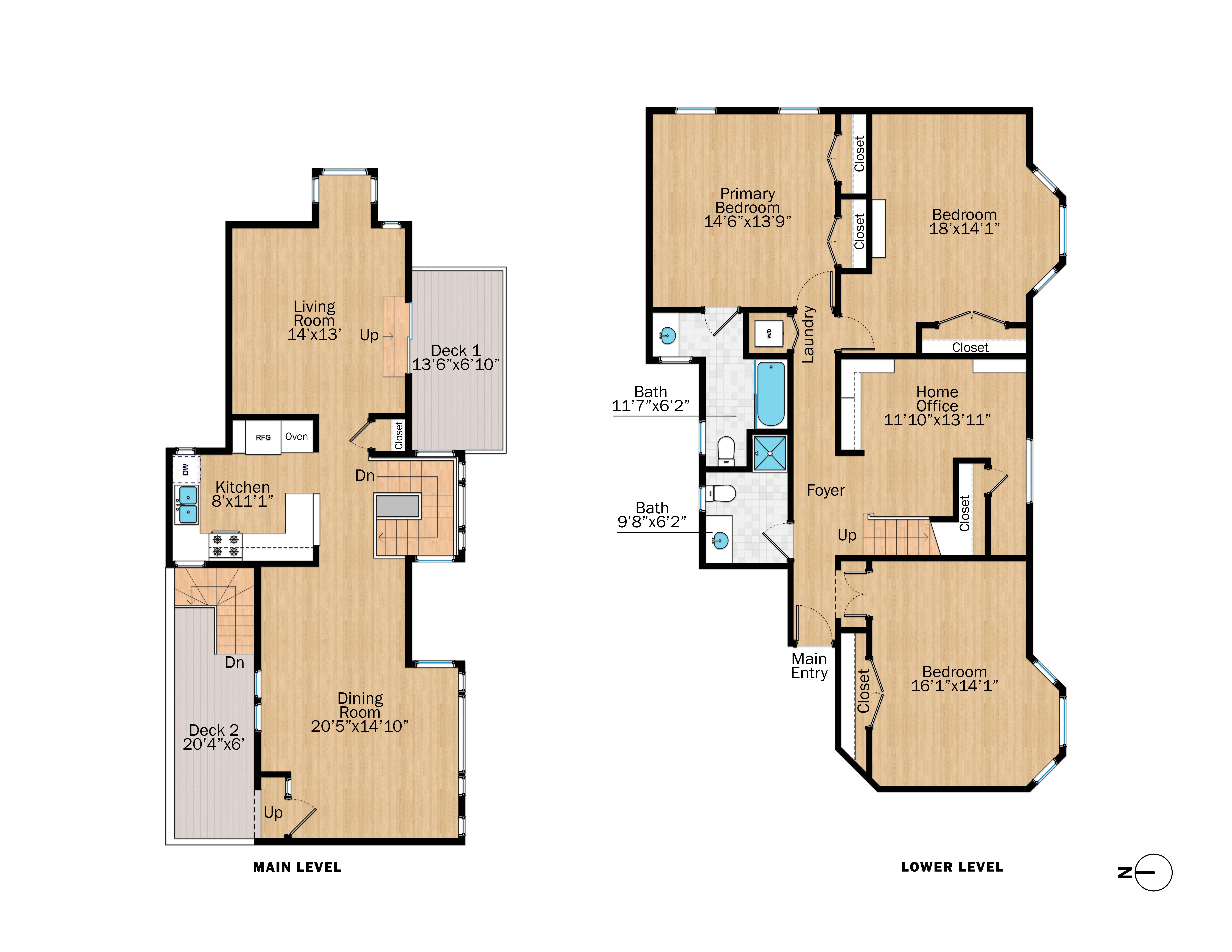 Clay Steet Floor Plans