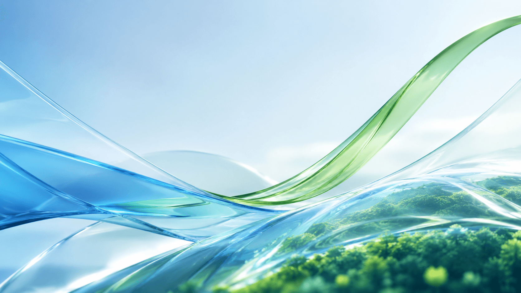 Ondas de vidrio y energía verde
