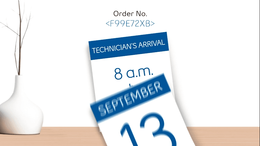 Bell Fibe personalized onboarding video using CRM data to customize customer installation experience