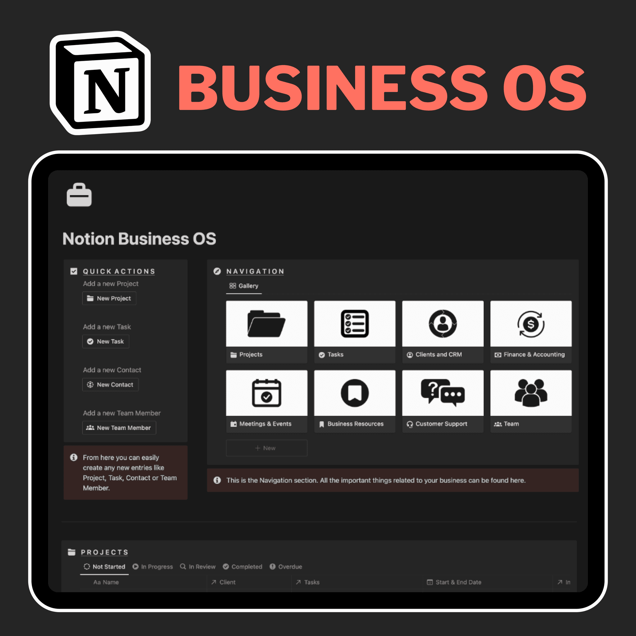 Notion Business OS