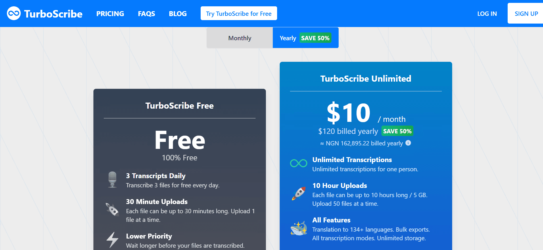 turbo scribe prices