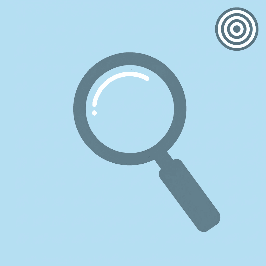 Magnifying glass focusing on pipeline analysis and lead generation needs