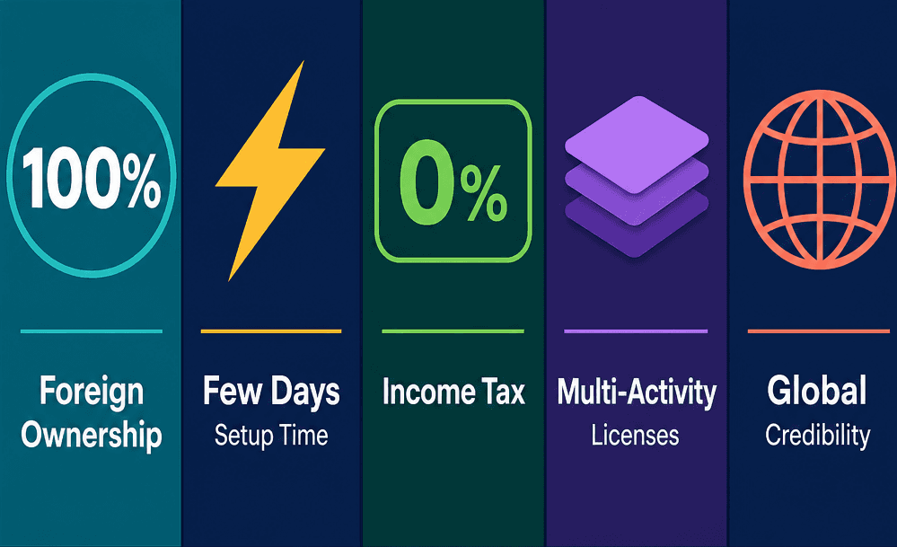 Infographic: The Benefits of Establishing Your Consultancy in Dubai's Free Zones