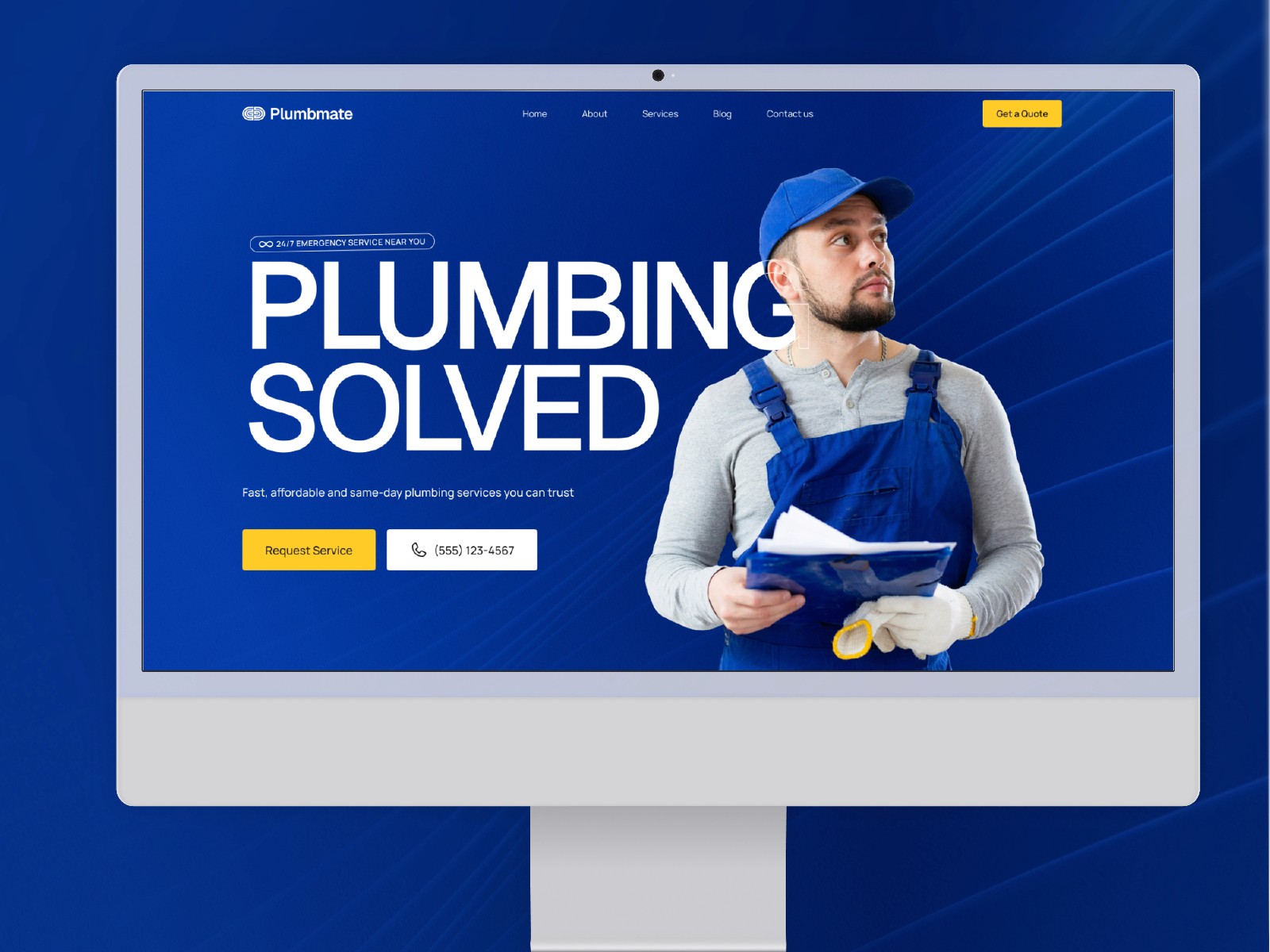 Plumbmate — 极简动效建筑空间网站设计灵感