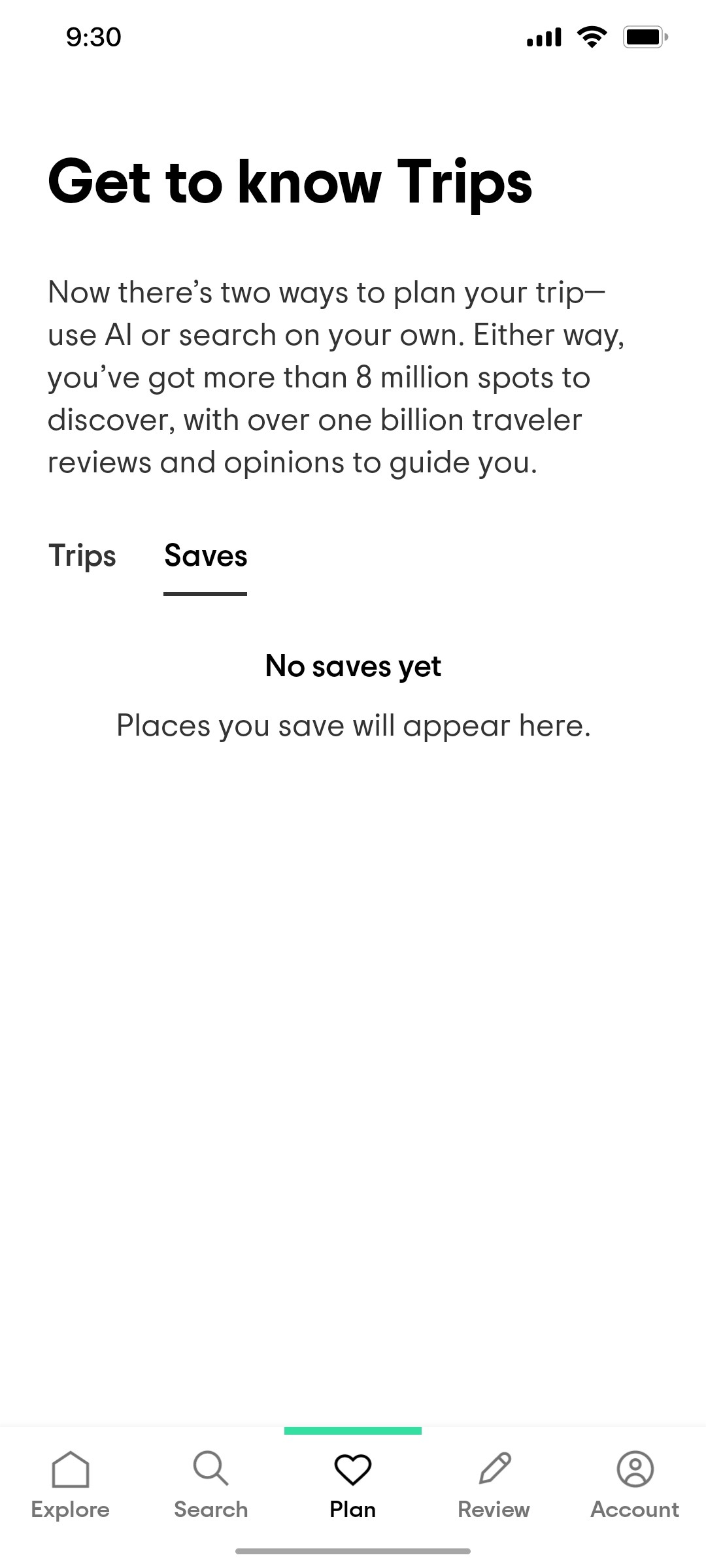 Tripadvisor Plan Page 2 Screen