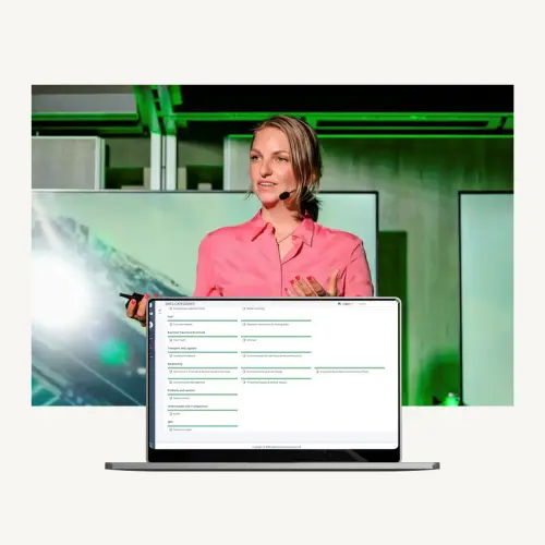 SustainLab sustainability strategy service — double materiality assessment and CSRD gap analysis