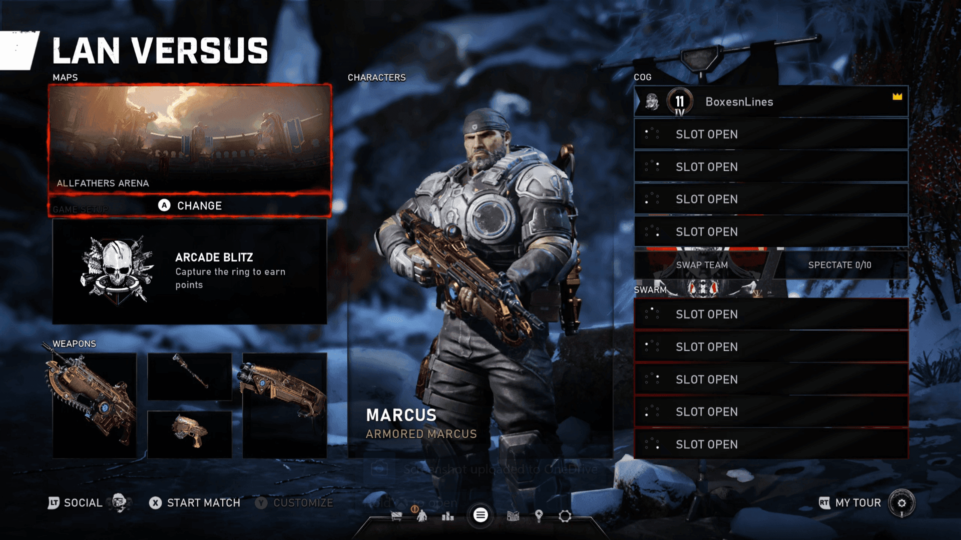 Gears 5 lobby