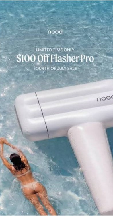 Nood static ad: $100 off Flasher Pro
